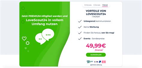 lovescout24 kosten|LoveScout24 Preise (€) – Die Kosten im Überblick